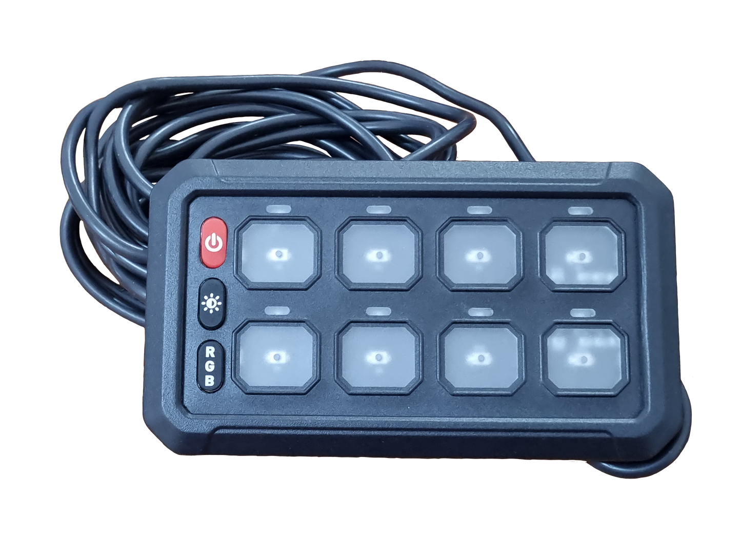 8 Gang Switch Panel - WIRED