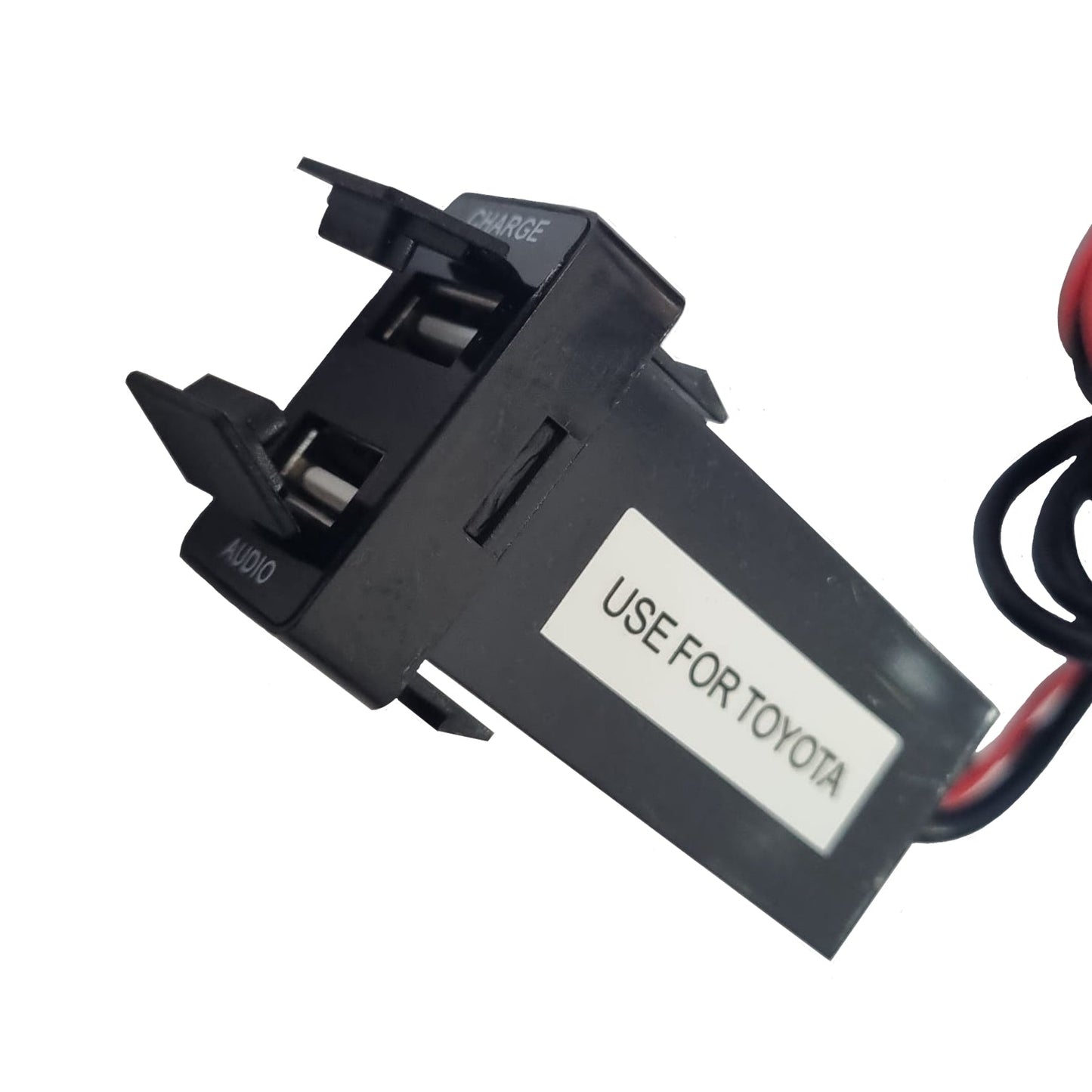 TOYOTA Hilux/Fortuner 2016+ 2.1A/1A USB Car Charger & Audio Extender (32x20mm)