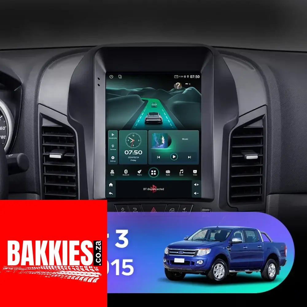 9.7 Inch for Ford Ranger 3 2011 2012 2013 2014 2015 Android14 Car Radio Carplay Multimedia Video Player Navigation Stereo 2Din