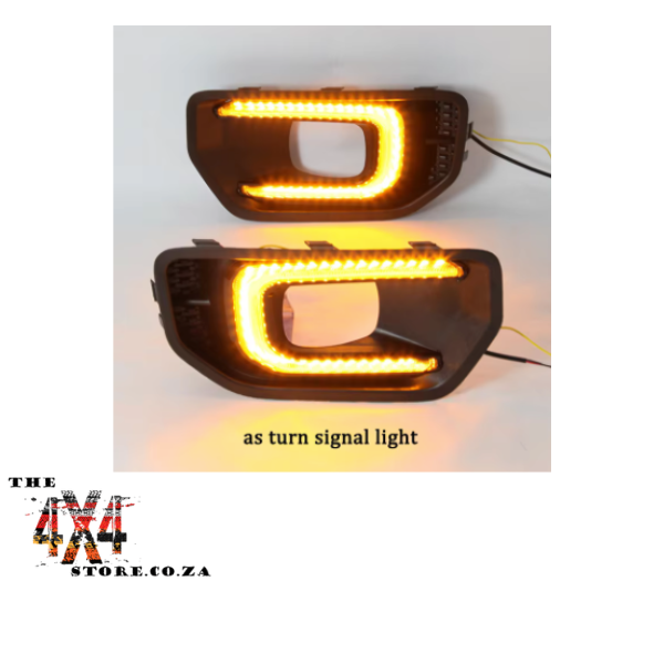 Ford Ranger Next Gen T9 XL/XLS/XLT (2023) DRL Fog Lights With Indicator