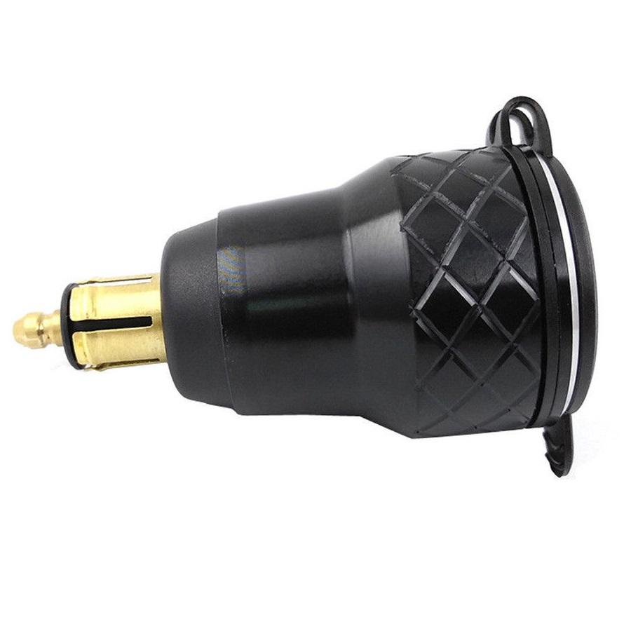 Hella Socket QC3 USB & Type-C Charger With Voltmeter - Blue LED