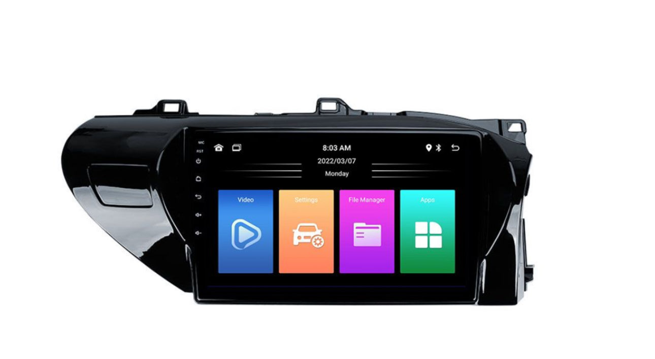 AirNav Toyota Hilux GD6 9Inch Android Touch Screen Navigation System