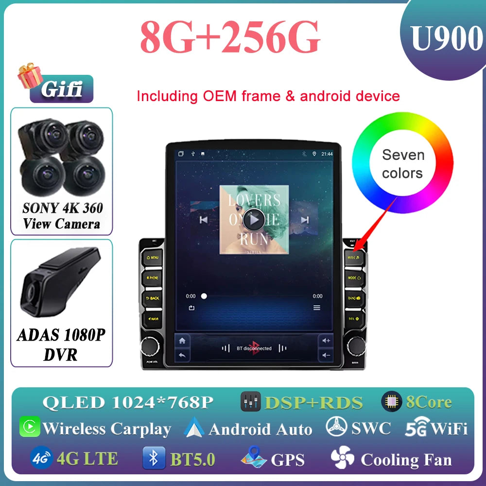 9.7 Inch Hilux D4D Touch Screen