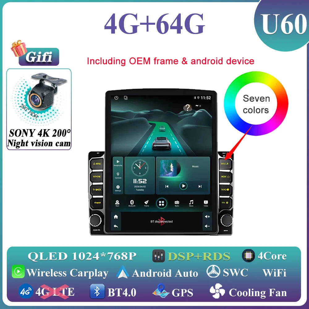 9.7 Inch Hilux D4D Touch Screen