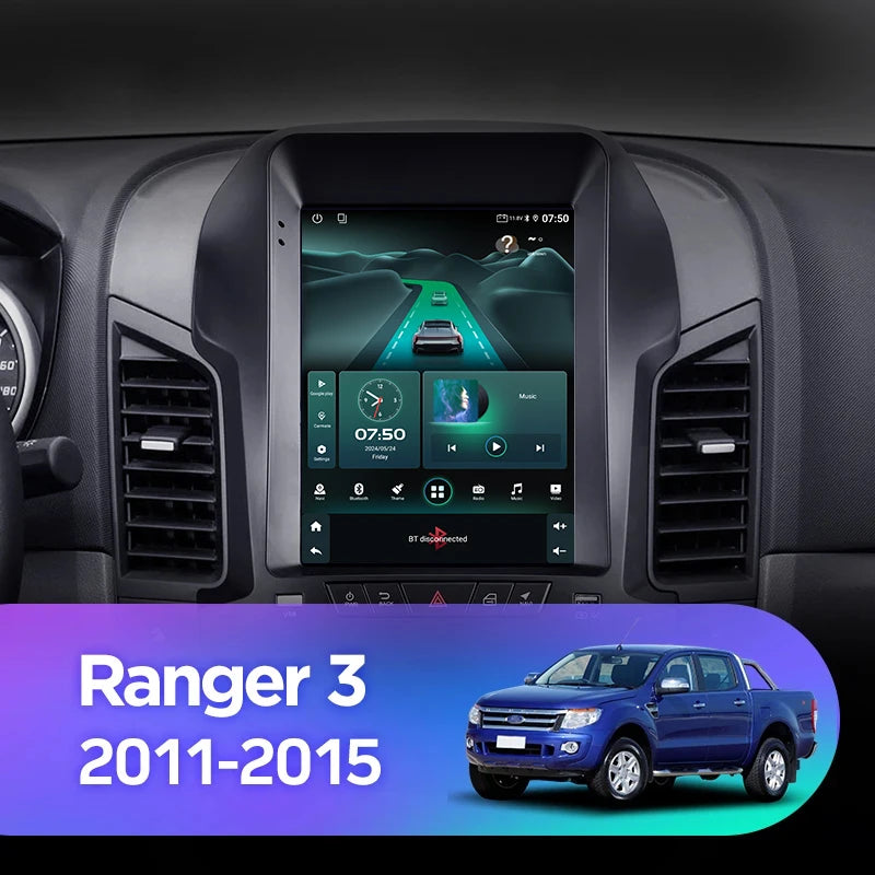 9.7 Inch for Ford Ranger 3 2011 2012 2013 2014 2015 Android14 Car Radio Carplay Multimedia Video Player Navigation Stereo 2Din