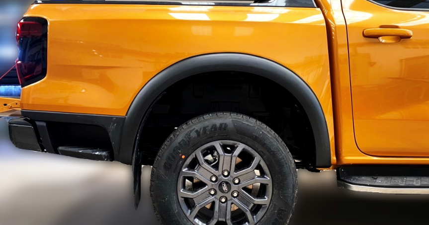 Ford Ranger Next Gen T9 2023+ XL/XLT Fender Flares (V.8) 4 inches NON PDC