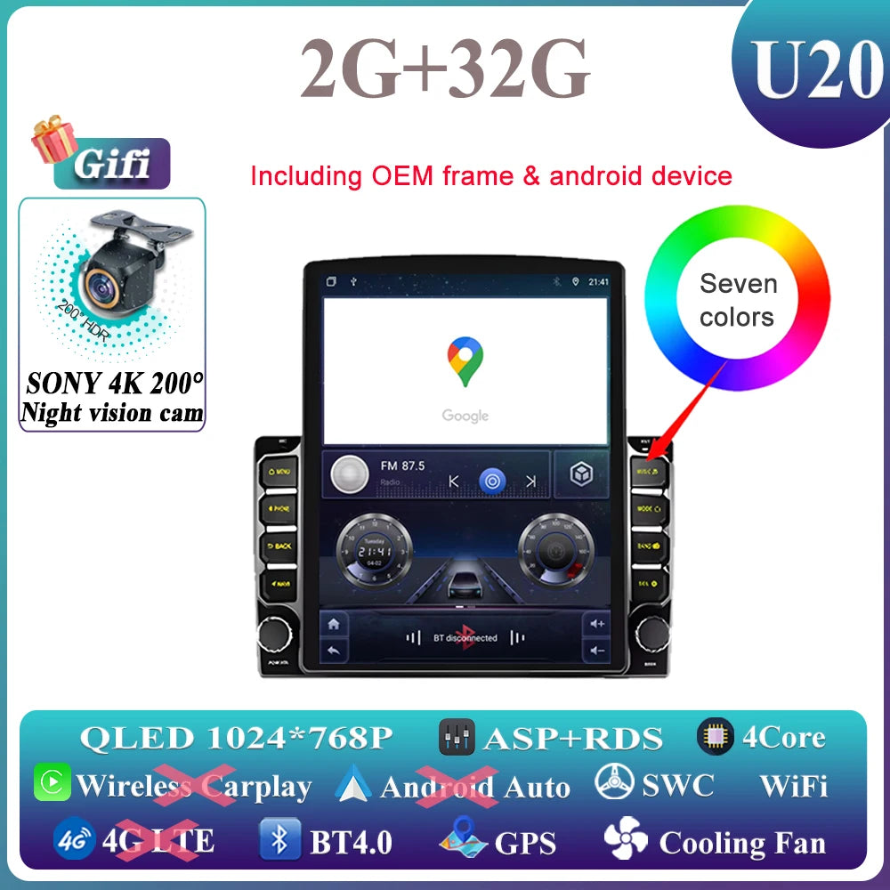 9.7 Inch Hilux D4D Touch Screen