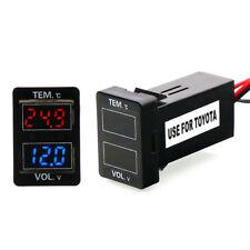 Toyota 32x20mm Voltmeter and Temperature meter for Revo