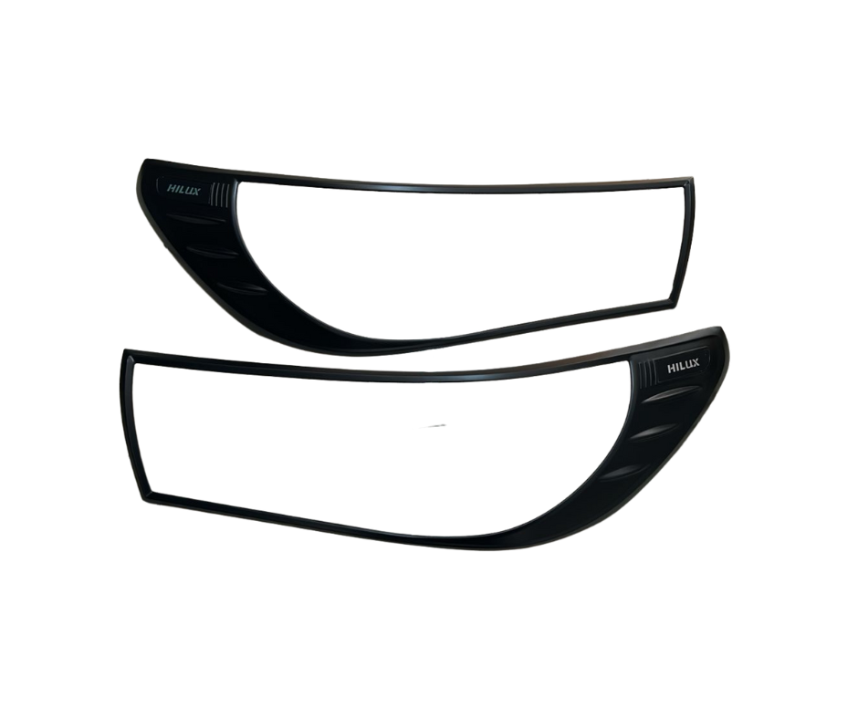 Toyota Hilux GD6 (2016 -2019) Head Light Trims Matt Black