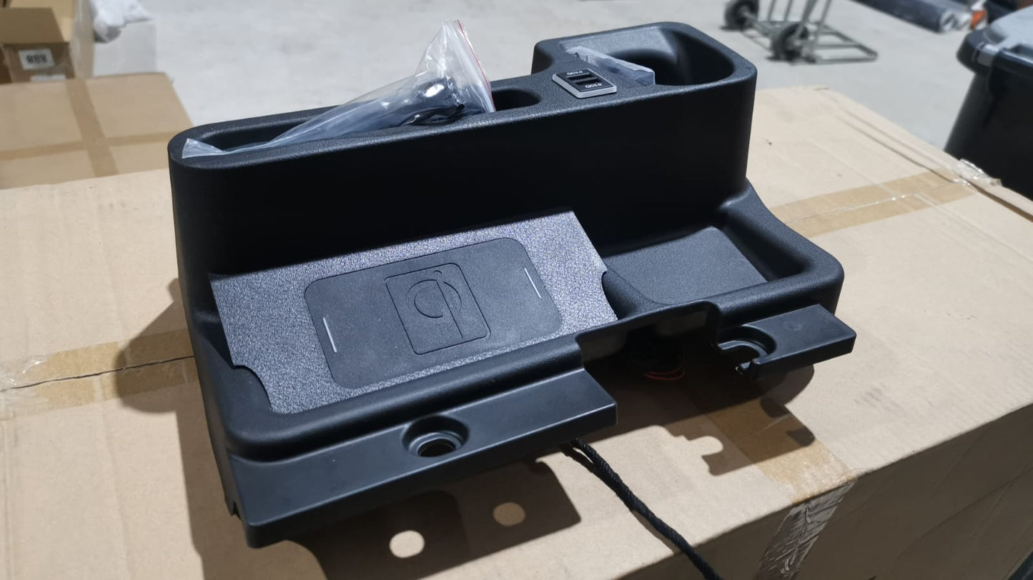 Toyota Land Cruiser Storage Tray with Wireless Charger