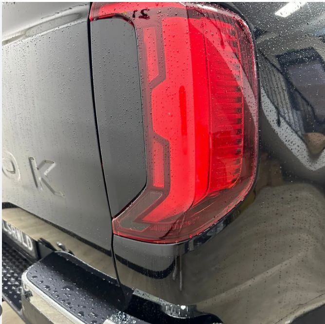 VW Amarok Tail Light Trim Matt Black PanAmericana 2024