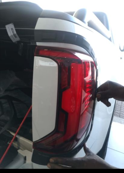 VW Amarok Tail Light Trim Matt Black PanAmericana 2024