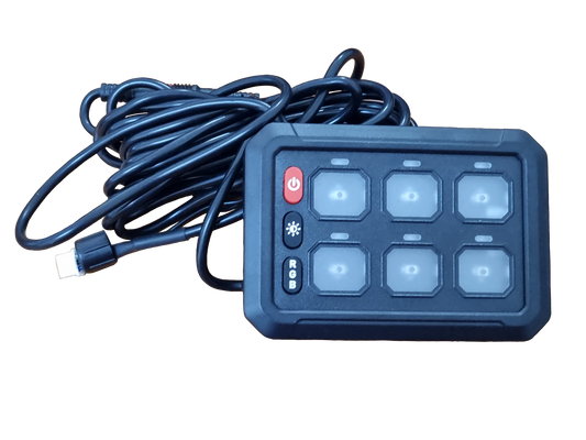 6 Gang Switch Panel - WIRED