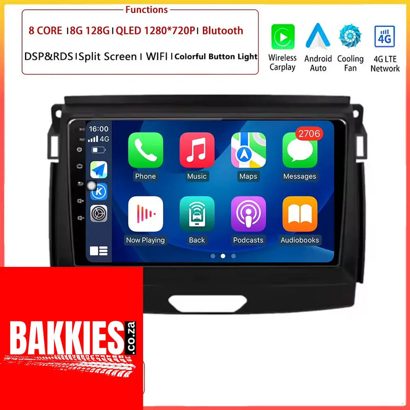 9" Android Auto for Ford Ranger Everest T6 2015 - 2020 Autoradio Carplay DSP Navigation GPS Car Radio Video Multimedia Player