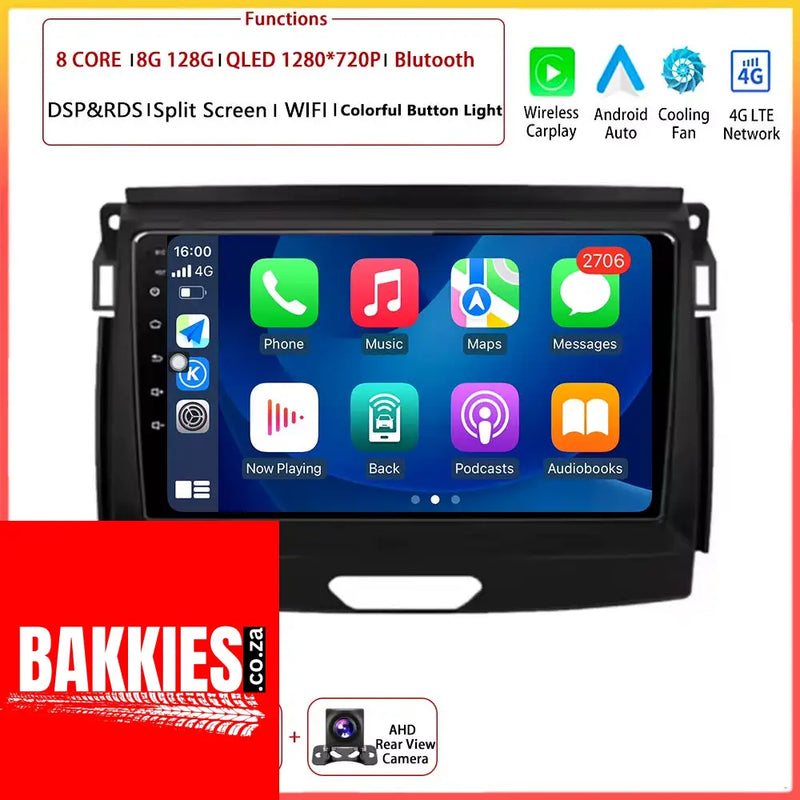9" Android Auto for Ford Ranger Everest T6 2015 - 2020 Autoradio Carplay DSP Navigation GPS Car Radio Video Multimedia Player
