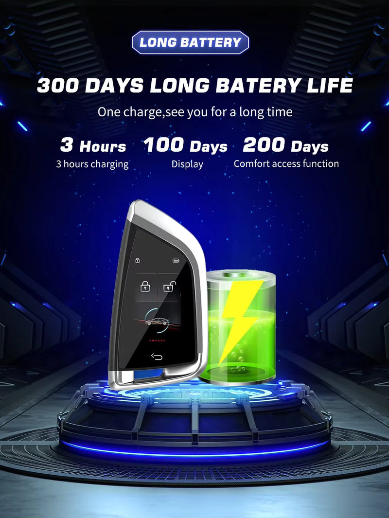 Universal Smart LCD Keyless Go Remote