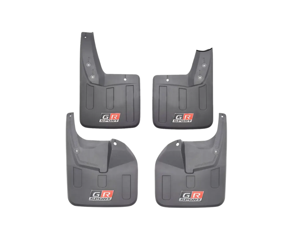 Toyota Hilux GD6 (2016+) Mud Flaps with GR Logo