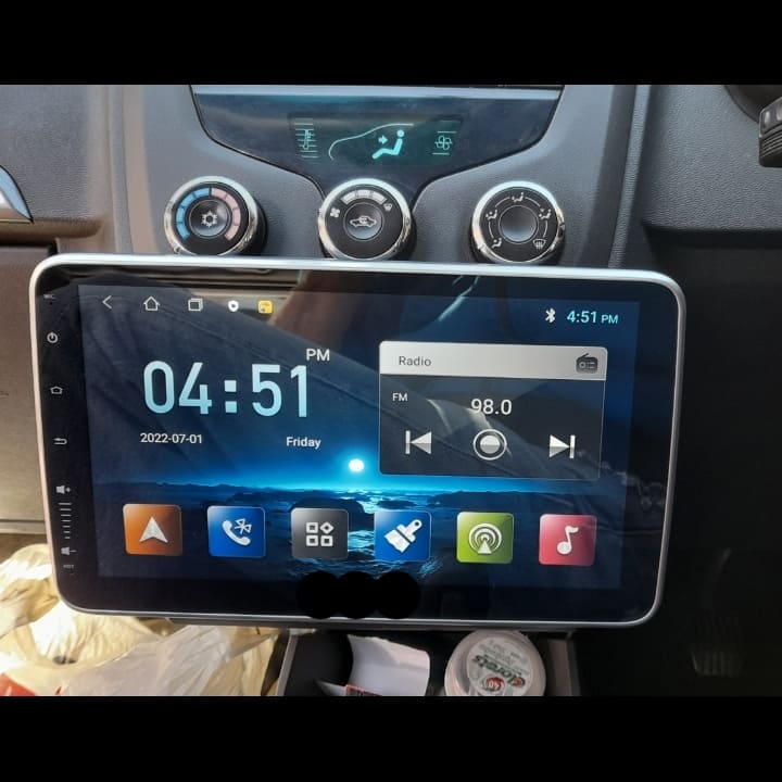 10 inch Single-Din Slot Radio Android Auto/Apple Car Play