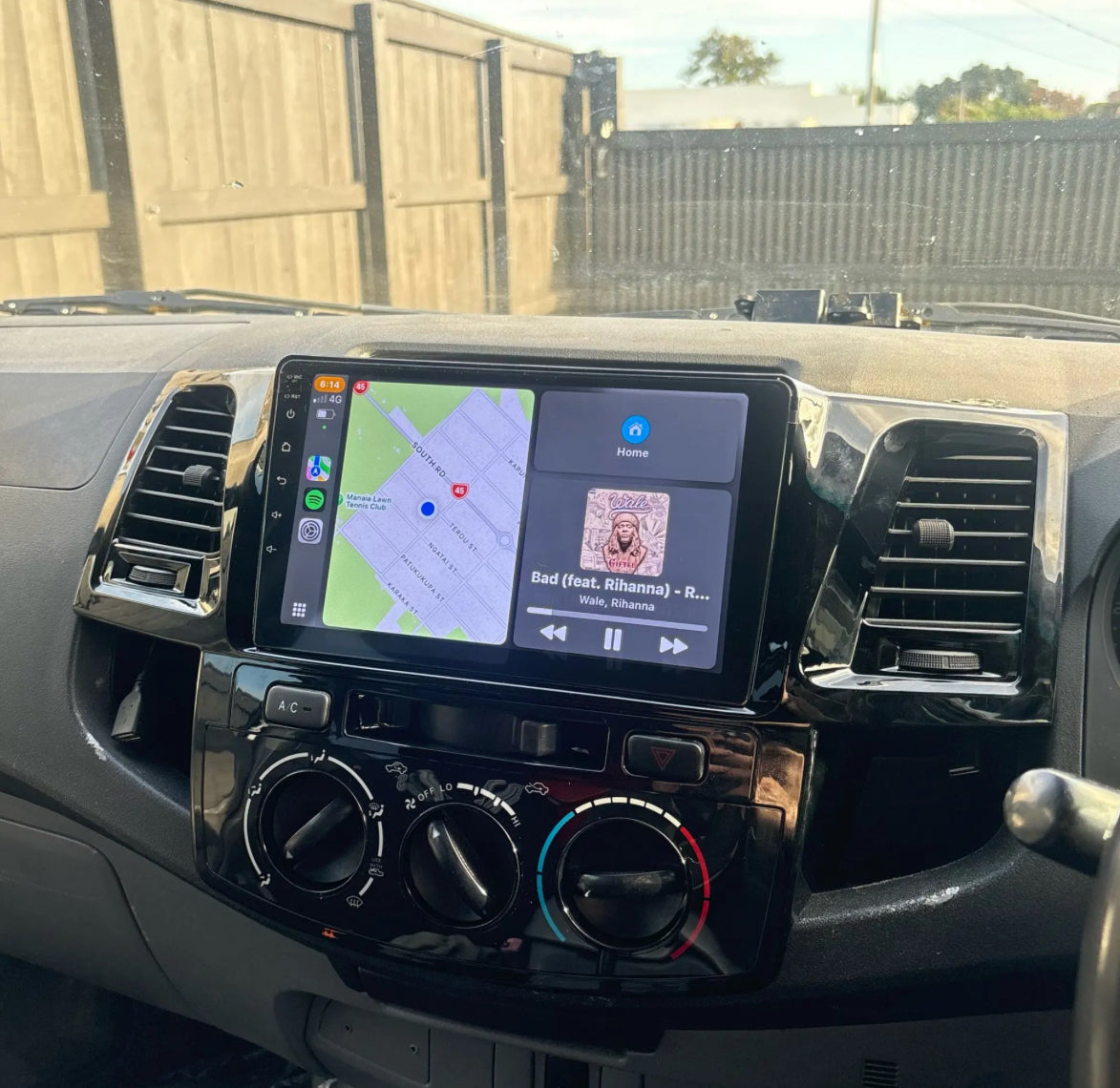 Toyota D4D Fortuner or HILUX 2007-2015 Multimedia Player with Apple Carplay