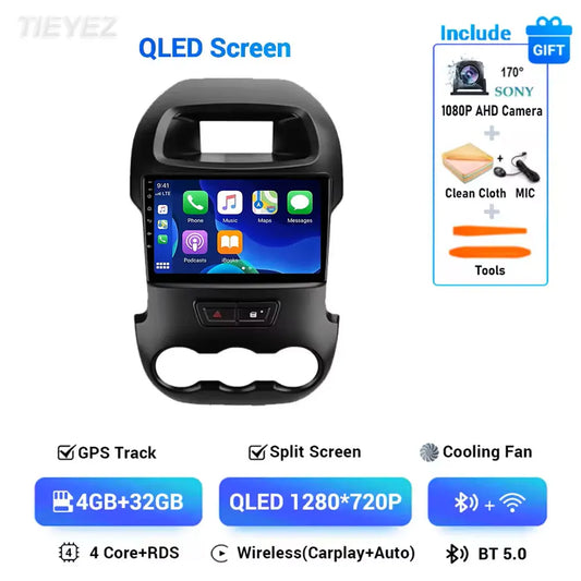  Ford Ranger T6 2011-2016 Touch Screen Radio with Carplay &  Android 15