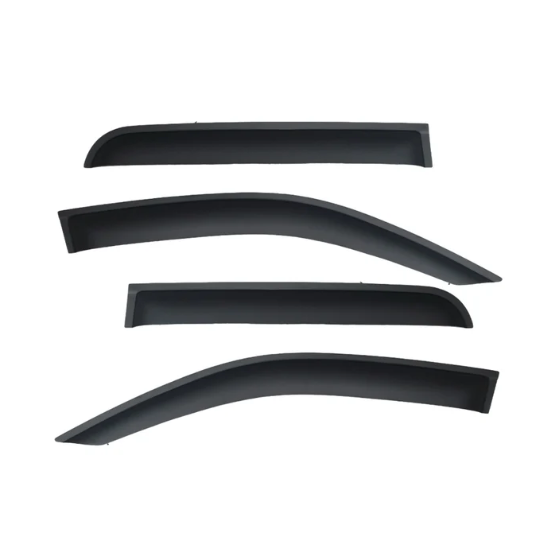 Toyota Hilux GD6 Weather Guards (2016 - 2025) Double Cab Matt Black