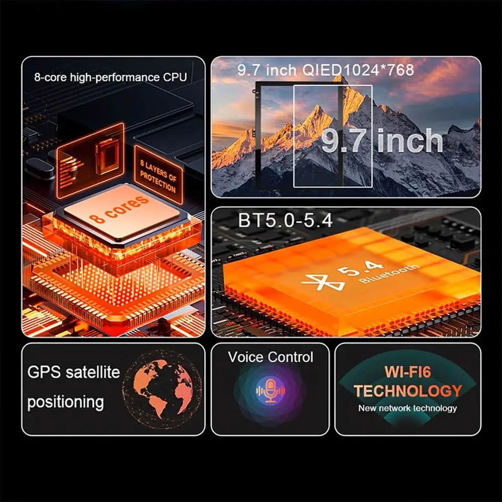 9.7 Inch Hilux D4D Touch Screen 