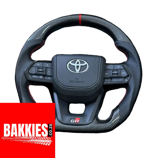Carbon 300 GR Type Steering Wheel for Toyota 70 Series Land Cruiser Black