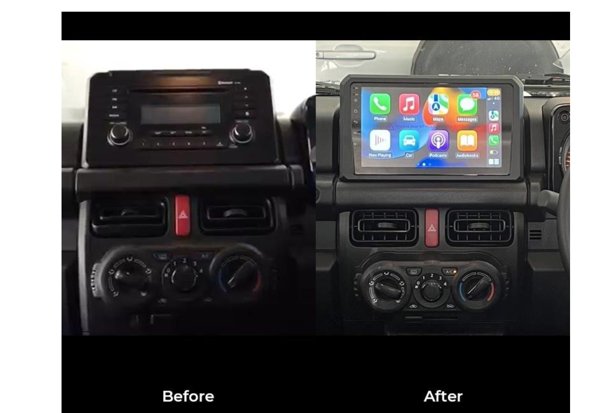 Suzuki Jimny AirNav 9inch Touch Screeb=n Radio with Android auto & Apple CarPlay
