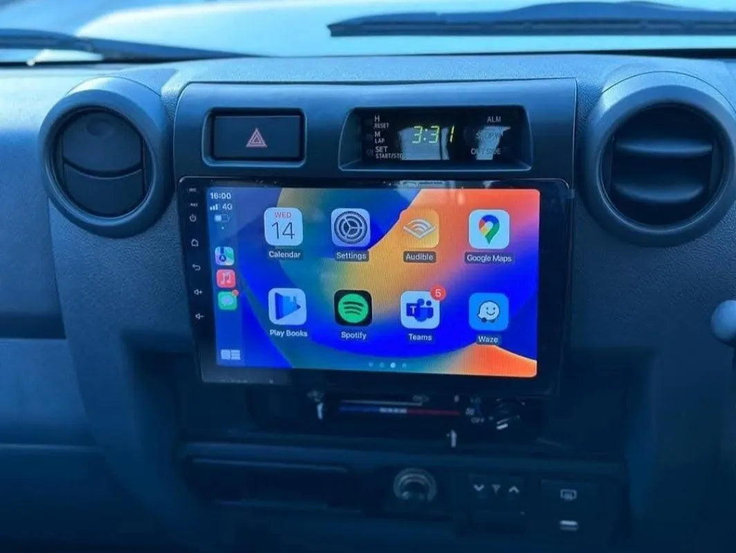 Toyota Land Cruiser 76/79 Touch Screen Radio 9 Inch (2022-2025) + Free Reverse Camera