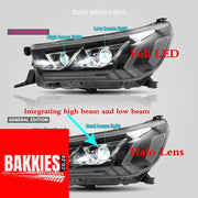 Toyota Hilux GD6 LED Headlights Vland 2016 -2019 Non Cambus