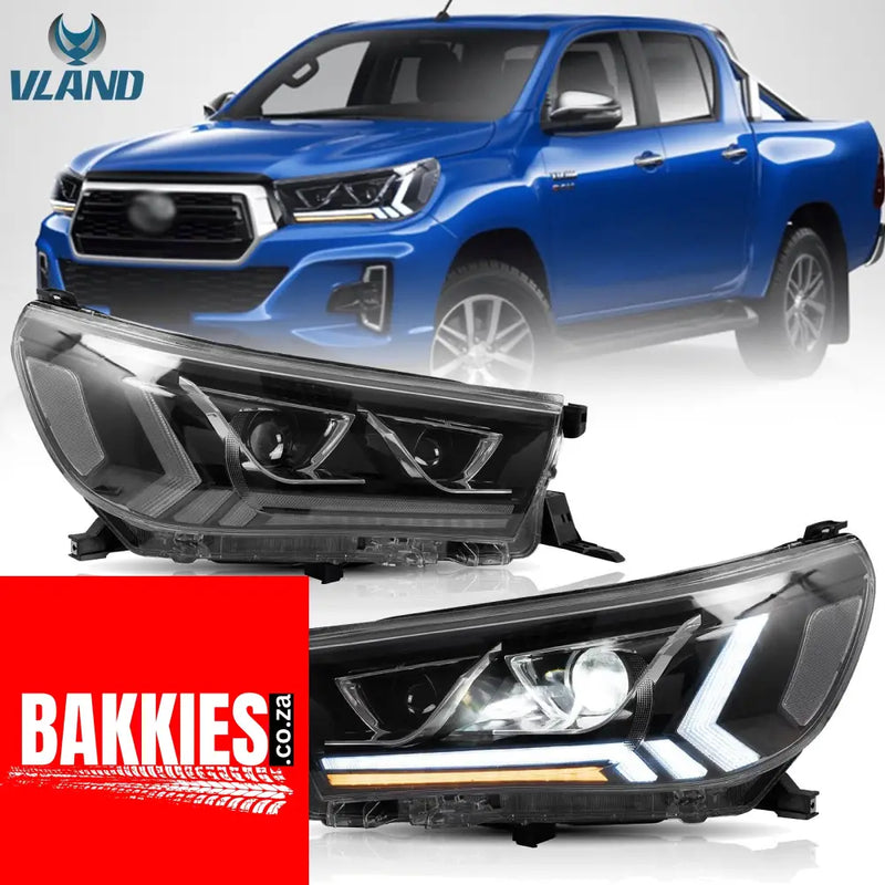 Toyota Hilux GD6 LED Headlights Vland 2016 -2019 Non Cambus