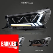 Toyota Hilux GD6 LED Headlights Vland 2016 -2019 Non Cambus