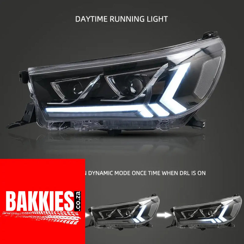 Toyota Hilux GD6 LED Headlights Vland 2016 -2019 Non Cambus